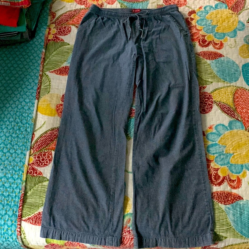 Merona 100% cotton drawstring pants, size L